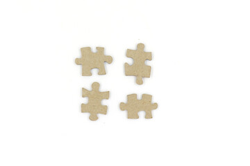 jigsaw pieces isolated. jigsaw puzzle pieces.