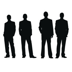 business people silhouette 