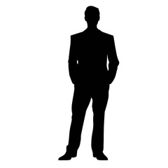business people silhouette 