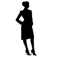 business people silhouette 