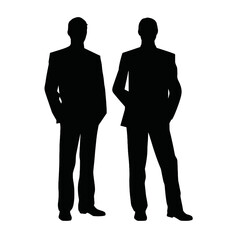 business people silhouette 
