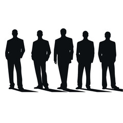 business people silhouette 