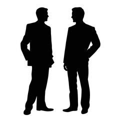 business people silhouette 