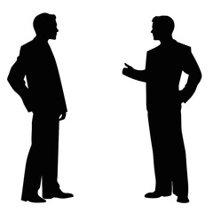 business people silhouette 