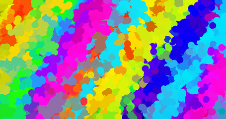 abstract colorful background with splashes