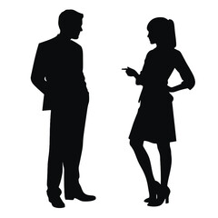 business people silhouette 