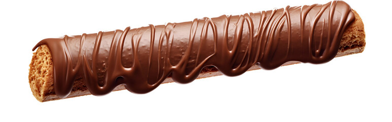 Chocolate bars on transparent background.