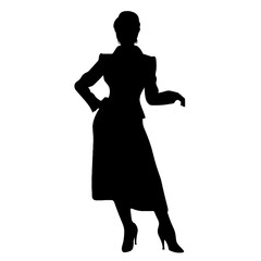 business people silhouette 