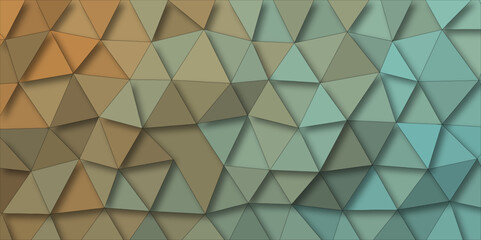 Obraz premium Abstract 3D Low Poly Design triangle shapes Modern Red Gradient mosaic textured background. For Interior design & Backdrop Websites, Presentations, Brochures, Social Media Graphics.