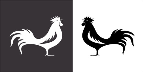 Illustration vector graphics of cock icon