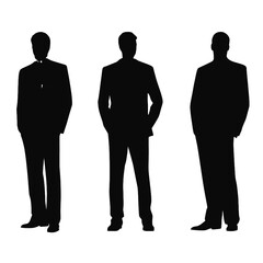 business people silhouette 