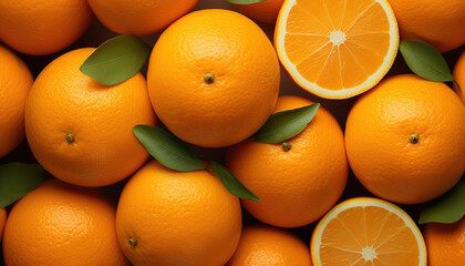 Oranges background.