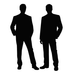 business people silhouette 