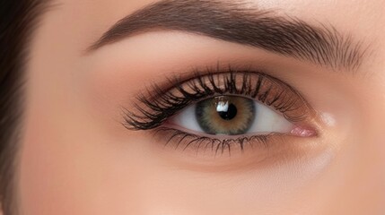 Obraz premium Sculpted Brows A tinted eyebrow gel with a precise AI generated illustration