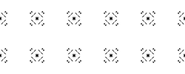 Doodle Old Pattern. Black Geometric Motif. Vector Black Drawing. Ink Sketch Drawing. Uzbekistan Paint Texture. Retro Pen Template. Line Paper Print. Classic Line Texture. Elegant Template Drawn