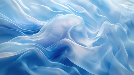 Obraz premium Satin fabric in soft blue, for backgrounds, wallpapers for devices and websites.