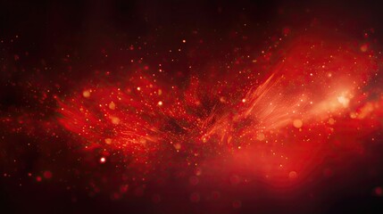 Fototapeta na wymiar effect dust red particles illustration abstract glitter, texture bokeh, glow flare effect dust red particles