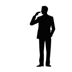 business people silhouette 