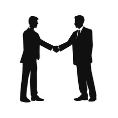 Fototapeta premium business people silhouette 