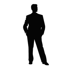 Fototapeta premium business people silhouette 