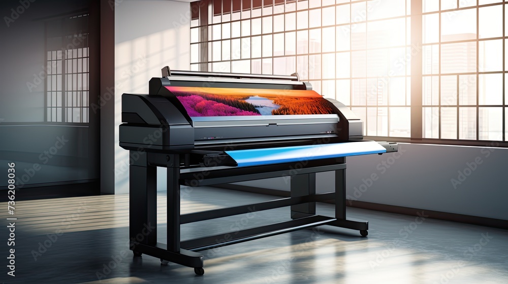 Fototapete elevate your printing game with our plotter large format photocopier. with its advanced rendering te