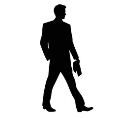 business people silhouette 
