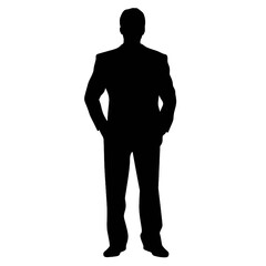 business people silhouette 