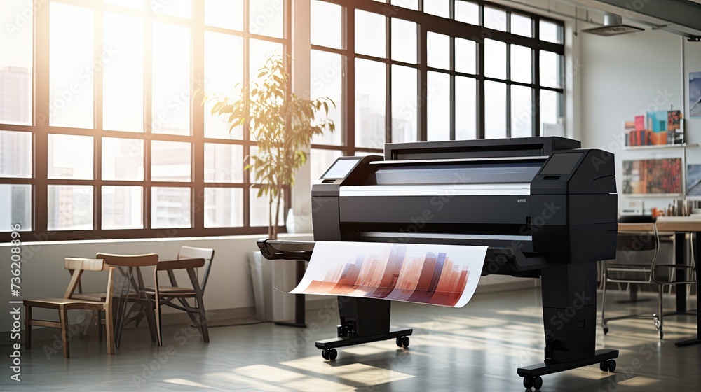 Fototapete elevate your printing game with our plotter large format photocopier. with its advanced rendering te