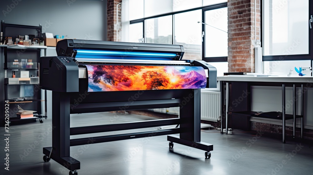 Fototapete elevate your printing game with our plotter large format photocopier. with its advanced rendering te