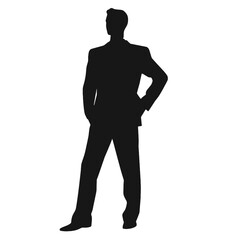 business people silhouette 