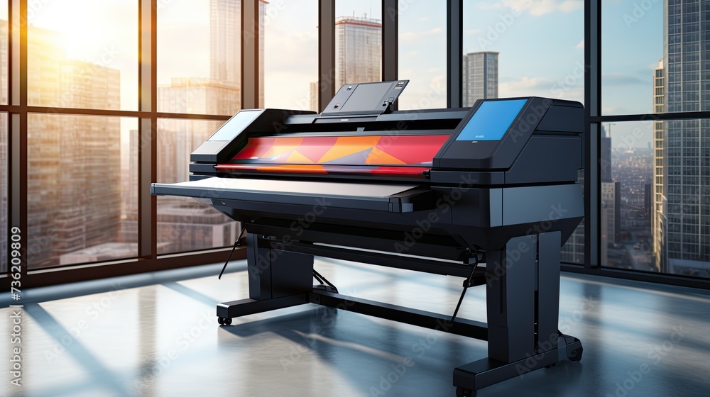 Fototapete elevate your printing game with our plotter large format photocopier. with its advanced rendering te