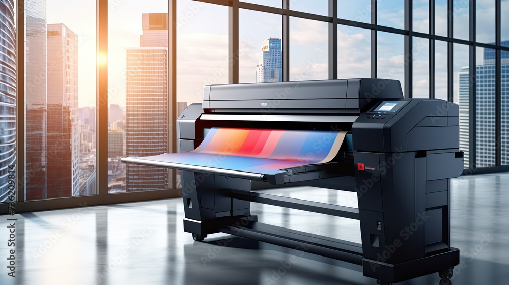 Fototapete elevate your printing game with our plotter large format photocopier. with its advanced rendering te
