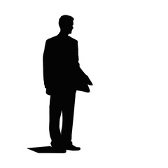 business people silhouette 