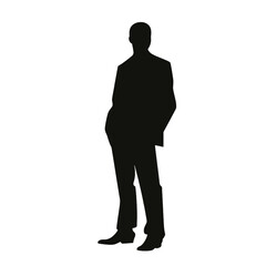 business people silhouette 