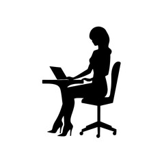 business people silhouette 