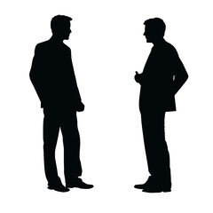 business people silhouette 