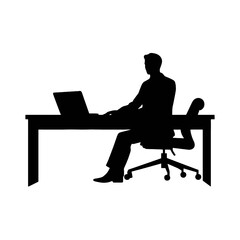business people silhouette 
