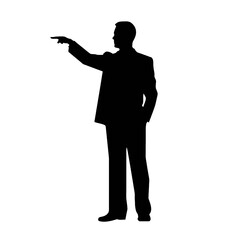 business people silhouette 