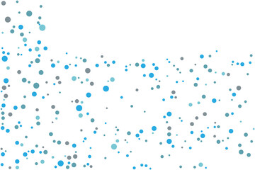 Light blue spheres shape vector pattern design for posters, banners, Blurred decorative abstract with bubbles.