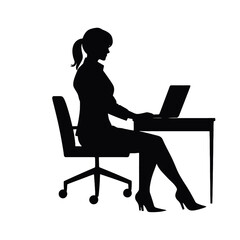 business people silhouette 