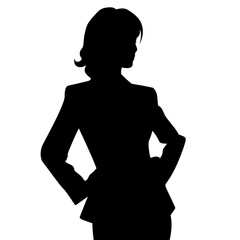 business people silhouette 