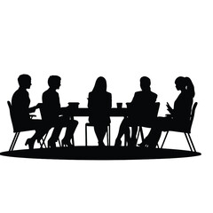 business people silhouette 