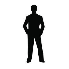 business people silhouette 
