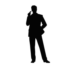 business people silhouette 
