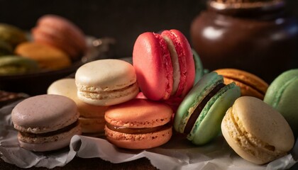 Macarons, product photography for restaurants