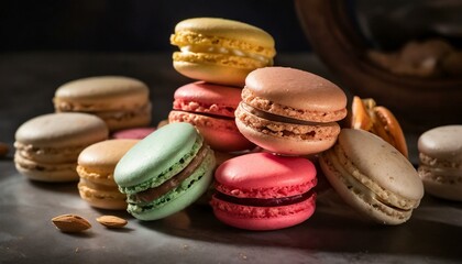 Macarons, product photography for restaurants