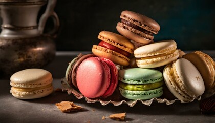 Macarons, product photography for restaurants