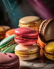 Macarons, product photography for restaurants