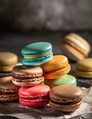 Macarons, product photography for restaurants