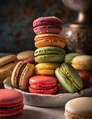 Macarons, product photography for restaurants